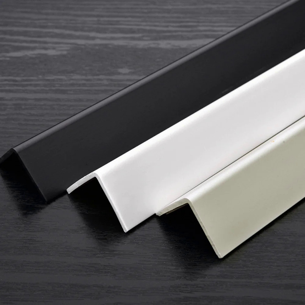 แถบ Pvc มุมขวา มีกาวในตัว ยาว 1 เมตร อุปกรณ์เสริม สําหรับตกแต่งบ้าน มุมโต๊ะ DIY