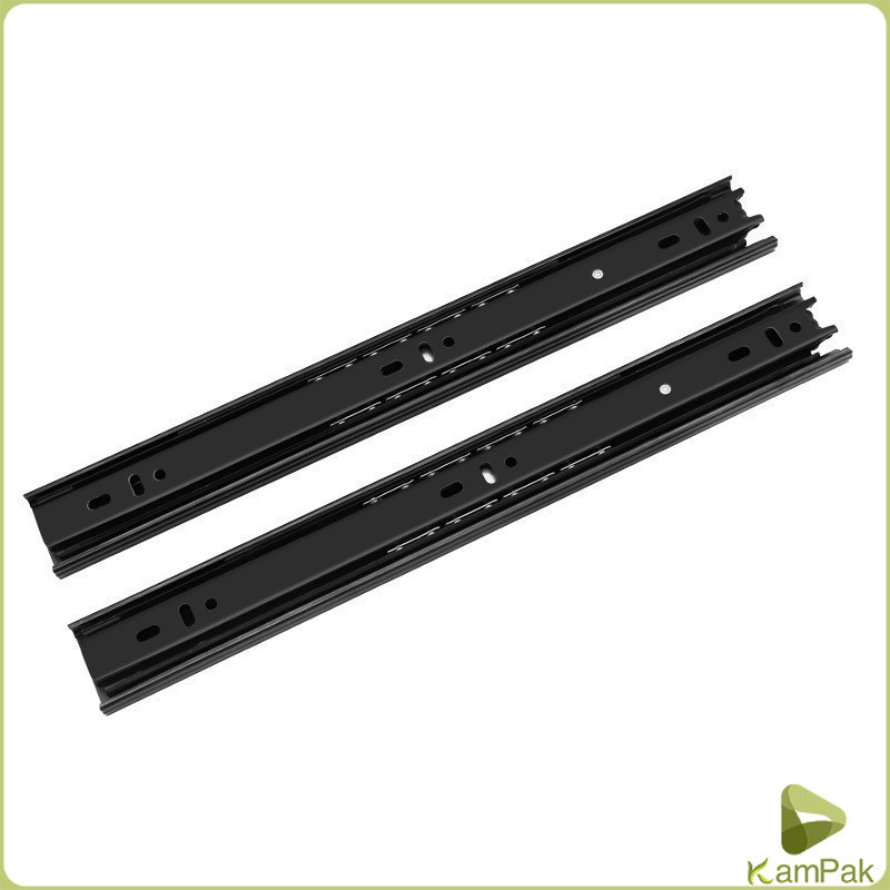 KamPak รางลิ้นชัก 1คู่ รางลิ้นชักลูกปืน ขนาด 12/14นิ้ว รางลิ้นชัก รางลูกปืน รางเลื่อนลิ้นชัก drawer slide - รูปที่ 7