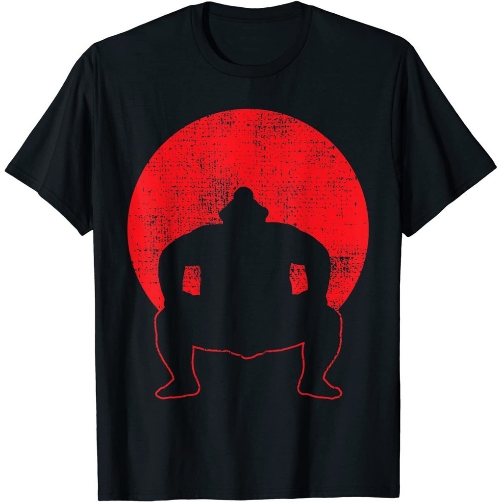 เสื้อยืด Sumo Japan Flag Vintage Great Idea Tee