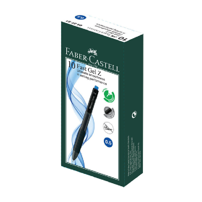 Faber-Castell  ปากกาเจล FAST GEL Z 0.5MM หมึกน้ำเงิน