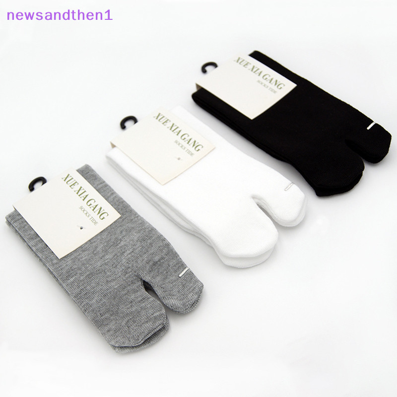 Newsandthen1 โพลีเอสเตอร์ผ้าฝ้ายแยก Toe ถุงเท้ากลางลูกวัว Hallux Valgus Orthosis ถุงเท้าชั้น Tabi ถุงเท้าญี่ปุ่น Cs ถุงเท้า
