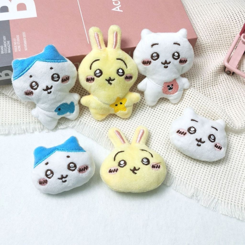 เข็มกลัด รูปตุ๊กตาการ์ตูนกระต่ายน่ารัก สไตล์ญี่ปุ่น สําหรับตกแต่งกระเป๋าเป้สะพายหลัง DIY