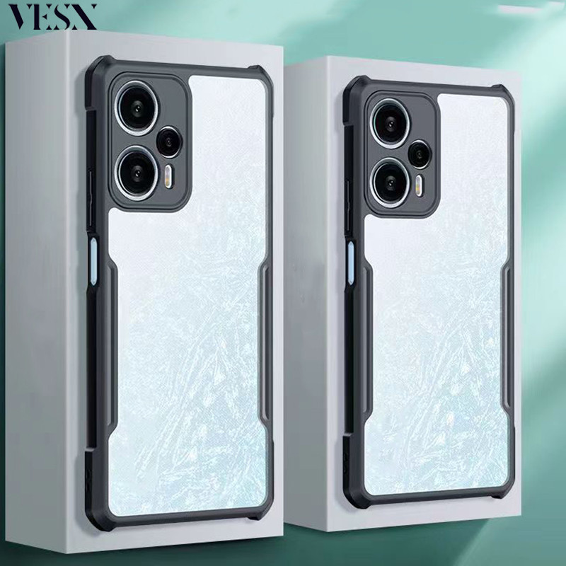 อะคริลิคโปร่งใสเกราะกันกระแทกสําหรับ Xiaomi POCO C65 X7 X6 X5 X4 X3 F5 F4 F3 GT M6 M4 M3 Pro 4G 5G 2