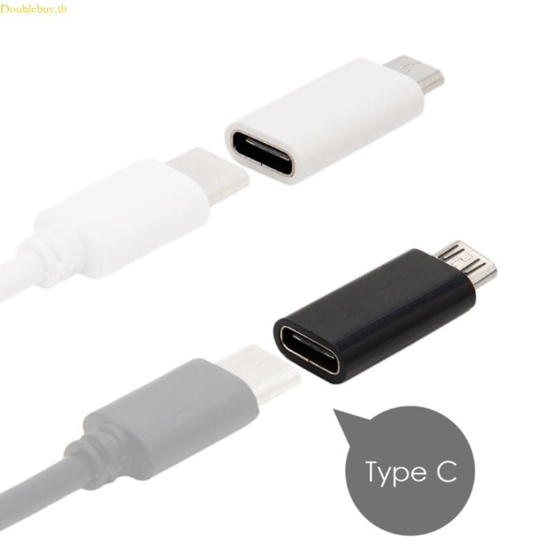 Doublebuy อะแดปเตอร์ Micro USB 2 0 5Pin Male to USB 3 1 Type C Female สําหรับ Mi4C