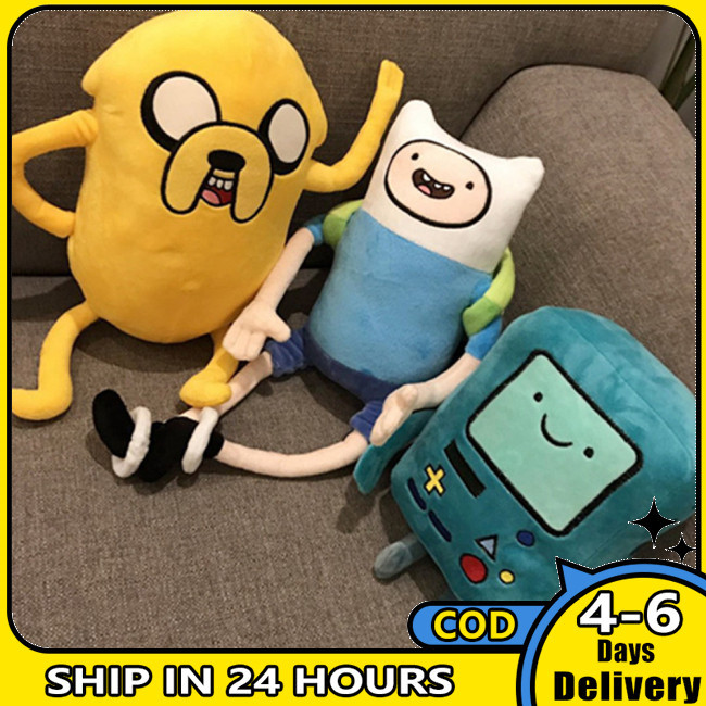 พร้อมส่ง ตุ๊กตายัดนุ่น รูปการ์ตูน Adventure Time สร้างสรรค์ ของขวัญสําหรับเด็ก