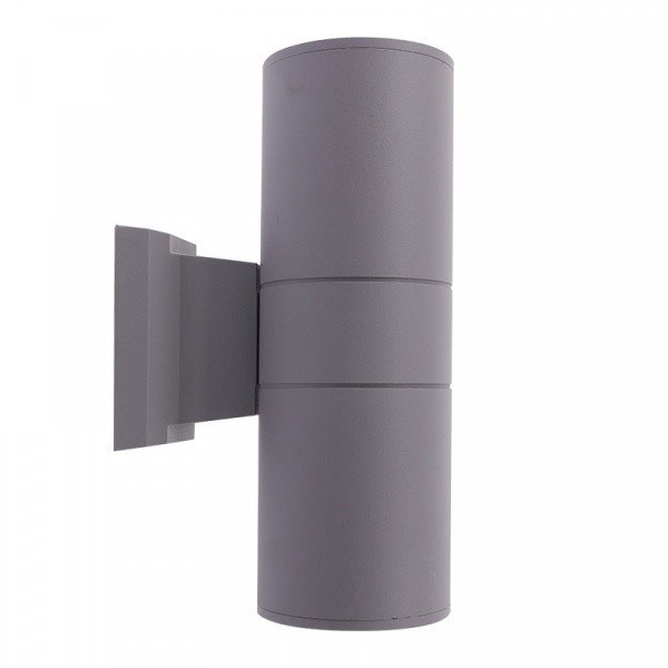 GlobalHouse EILON โคมไฟติดผนังโมเดิร์น ทรงกระบอกกลม 2*E27 สูง 300mm IP65 รุ่น MVW002G สีเทา สินค้าของแท้คุณภาพดี