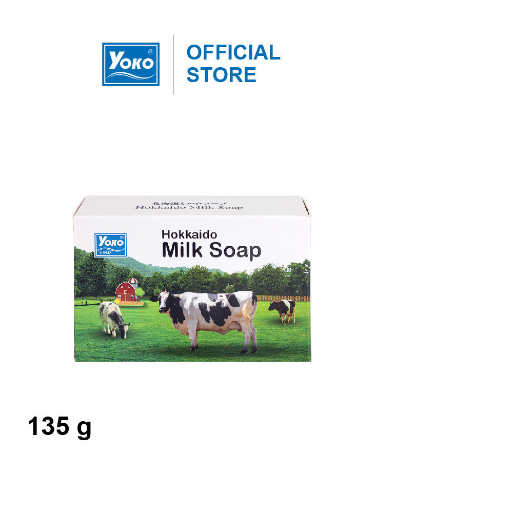 โยโกะ ฮอกไกโด มิลค์ โซป (YOKO GOLD HOKKAIDO MILK SOAP) 135 กรัม