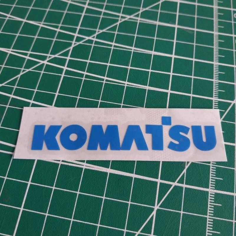 CUTTING STICKER โลโก้ komatsu นูนฟรีสําหรับ CUSTOM