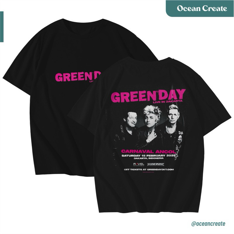 เสื้อยืด Greenday TOUR 2025