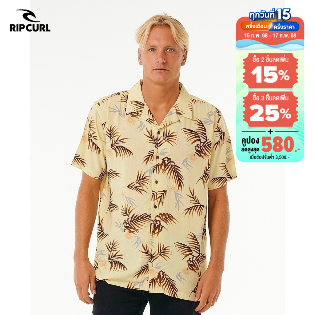 RIPCURL เสื้อเชิ้ต 031MSH SURF REVIVAL FLORAL S/S SHIRT A24