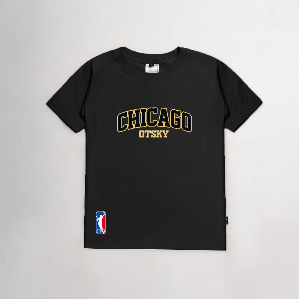 Otsky X My Universe เสื้อยืดเด็ก Ft Chicago X YK12 Cotton 30s