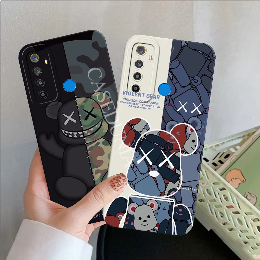 Realme 5 5i 6 Pro C3 5s Narzo 20a Bumper - Motif K4ws - Softcase - Procamera - ปลอก - ตัวป้องกัน