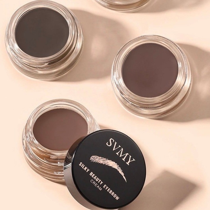 SVMYเจลเขียนคิ้วตลับ พร้อมแปรง เนื้อครีม เกลี่ยง่าย ติดทน กันน้ํา กันเปื้อน ความเข้มสูง สําหรับแต่งหน้า เนื้อครีมเจล - รูปที่ 5