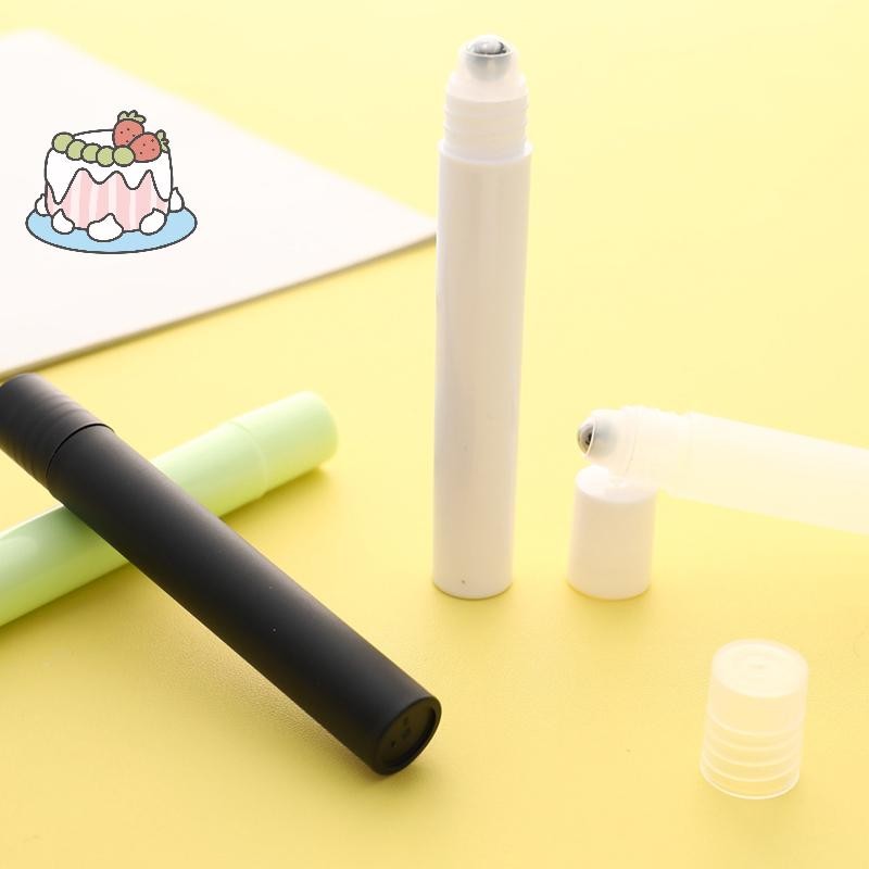 [Sep] 10ml ขวดลูกกลิ้งม้วนน้ําหอมเปล่าพลาสติกภาชนะน้ํามันสแตนเลส