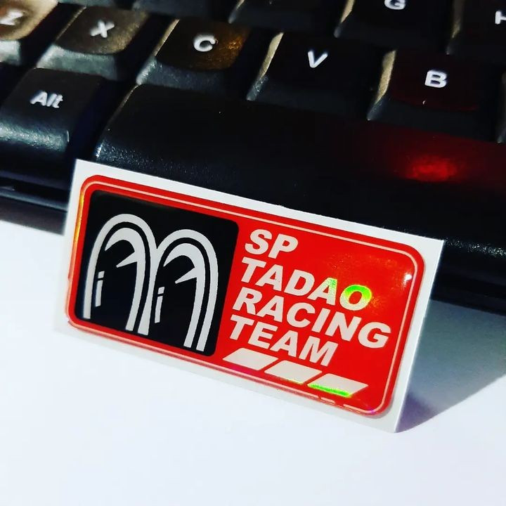 SP TADAO RACING สติ๊กเกอร์นูนเรซิ่น Lycal 3D สติ๊กเกอร์โลโก้หน่วยเล็ก
