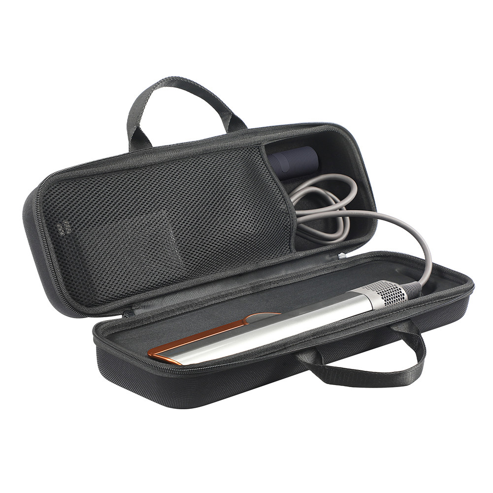 กระเป๋าเดินทางกันกระแทกสําหรับ Dyson Airstrait/Corrale เครื่องหนีบผม, กันน้ํา Anti-Scratch Storage Organizer, แบบพกพาทนความร้อนกระเป๋ามีซิป