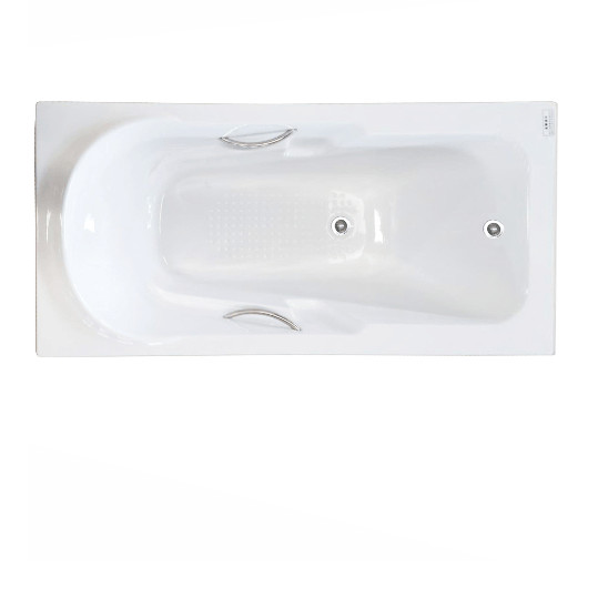 VERNO Official Shop Verno อ่างอาบน้ำแบบก่อ มีมือจับ พร้อมสะดืออ่างรุ่น XMM-6 ขนาด 170 ซม. ***ของแท้ร