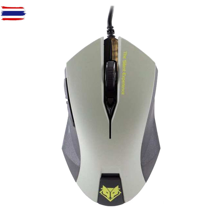 GAMING NUBWO NM-19 MOUSE SILENT 6D NM019 เมาส์ สาย USB ไร้เสียงคลิ๊ก เงีย 19 019