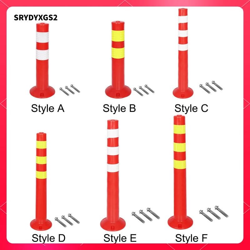 [Srydyxgs2] Safe Bollard Post แผงกั้นสะท้อนแสงคําเตือนการมองเห็นการจราจร Bollard สําหรับภาคถนนโรงรถ