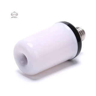 {maybest} 1 ชิ้น LED Flame Effect Fire หลอดไฟ E27 จําลองธรรมชาติ Flicker Lamp Decor {TH}