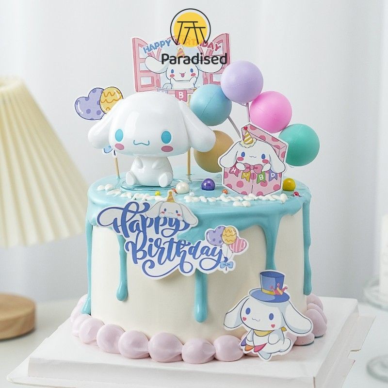 💕ตกแต่งงานเลี้ยงวันเกิด เด็กเค้กปลั๊กอินแท็กเค้กสัตว์น่ารัก Paradised