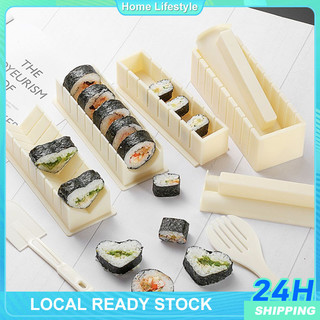 Japanese Kitchen Tool For Sushi Making Molder Rice Ball Cake Roll Kit Press Maker Mold Tool