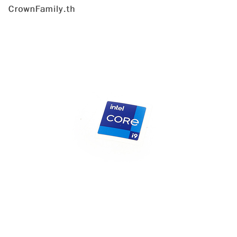 [CrownFamily] สติกเกอร์เมทัลลิก Intel i3 i5 i7 i9 11th Core Duo Pentium สําหรับติดตกแต่งคอมพิวเตอร์