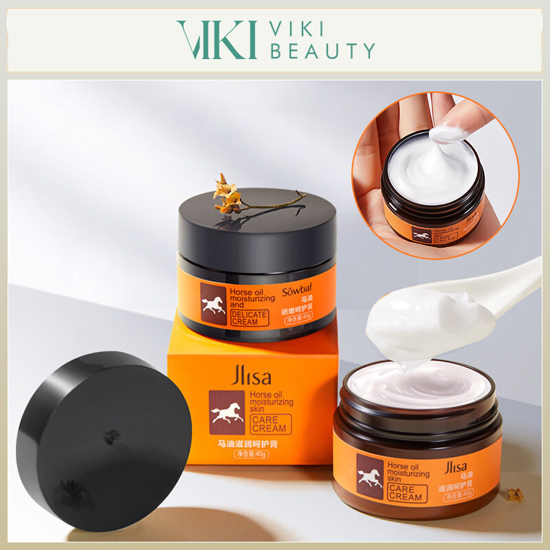 น้ำมันม้า ดูแลเท้า Jilsa 40g น้ำมันม้า ครีมทาเท้า ครีมทาเท้าแตก ผิวหยาบกร้าน foot cream ชุมชื่น บำรุงผิว กลิ่นหอม