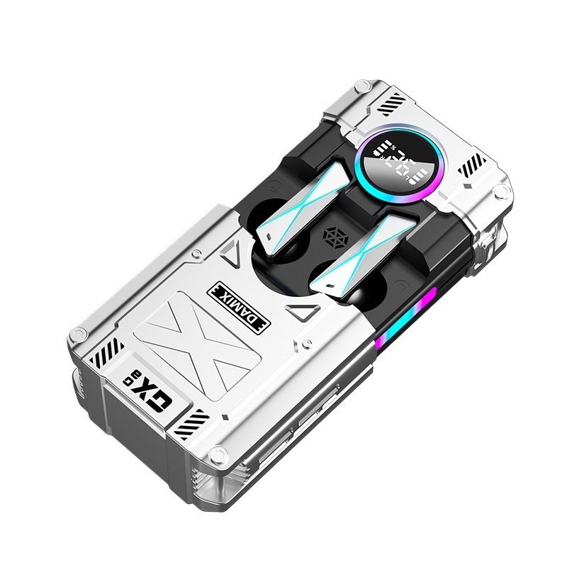 ใหม่ หูฟังบลูทูธไร้สาย DX-08 ความละเอียดสูง สไตล์พังก์ สําหรับสเตอริโอ 5.3