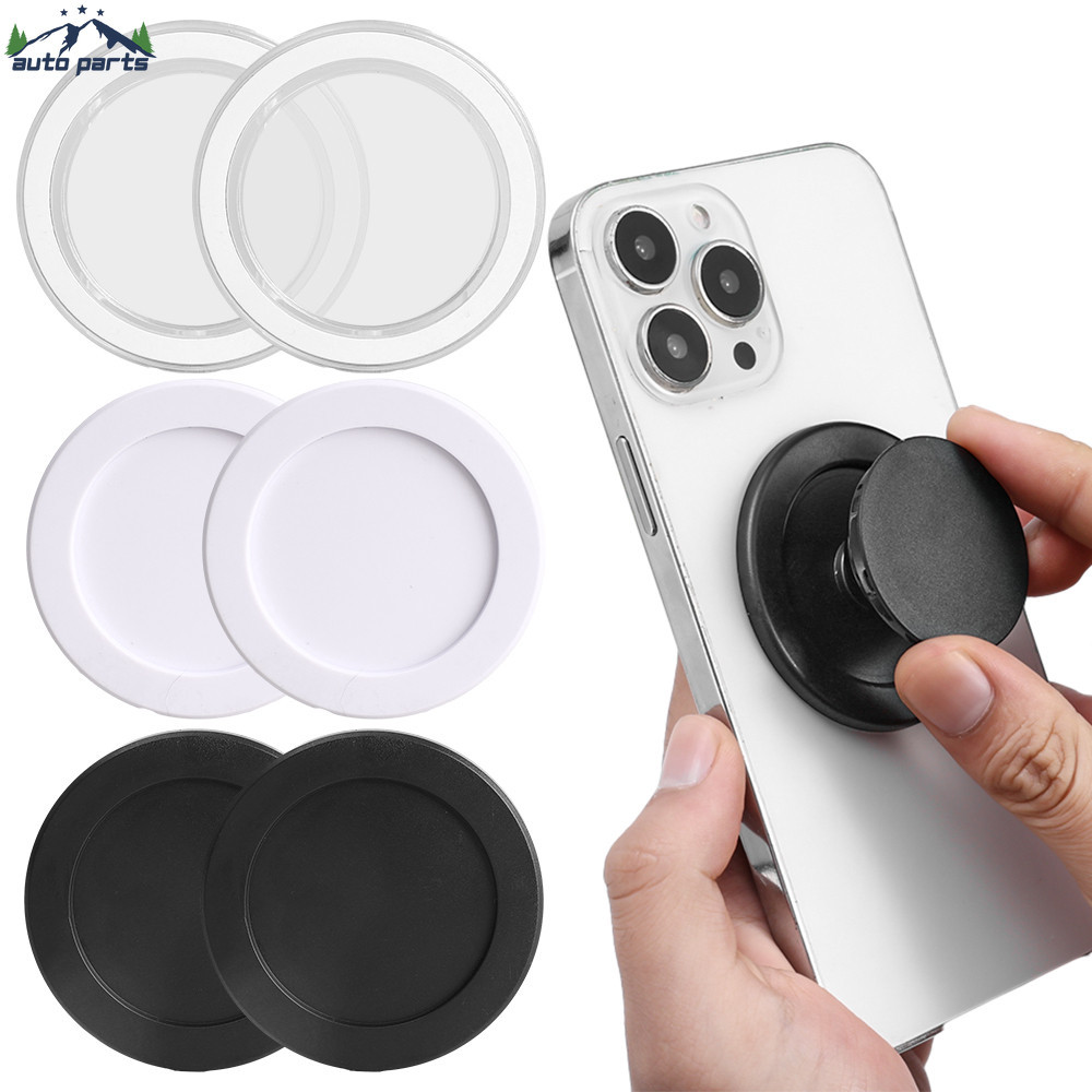 ที่วางโทรศัพท์ แบบแม่เหล็กดูด ทรงกลม พับได้ พับเก็บได้ เพื่อความปลอดภัย สําหรับวางโทรศัพท์มือถือตั้งโต๊ะ