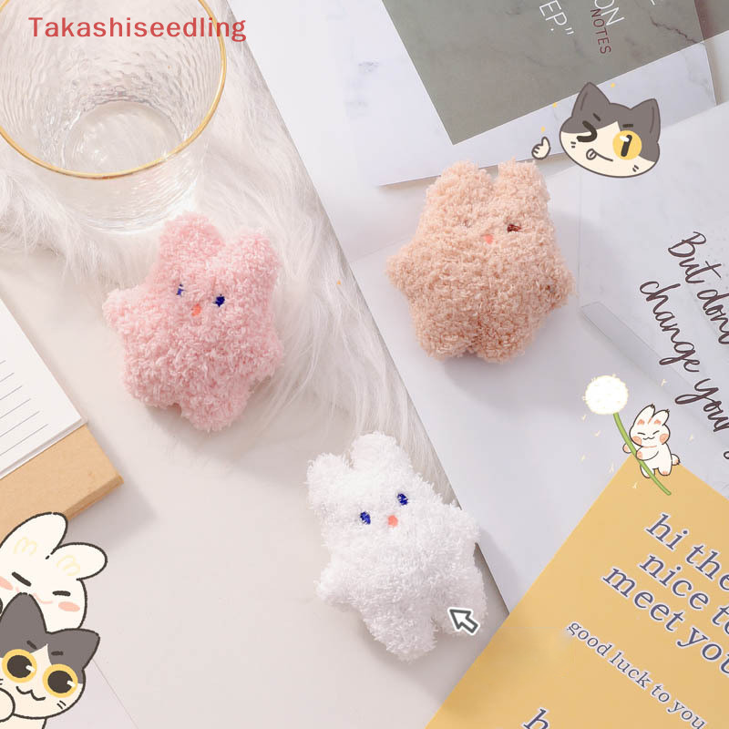 (Takashiseedling) เข็มกลัด จี้ตุ๊กตาหมีน่ารัก แบบนิ่ม สําหรับห้อยเสื้อ เครื่องแบบนักเรียน เสื้อผ้า หมวก กระเป๋า