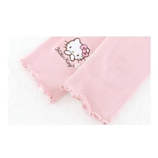 พร้อมส่ง ขายดี กางเกงเลกกิ้ง ลาย Hello Kitty ผ้ายืดนุ่ม กระชับพอดี🌷