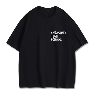 Haikyuu อะนิเมะเสื้อผ้าชาย Karasuno high school uniform เสื้อยืดอะนิเมะแขนสั้น Kageyama เสื้อยืด