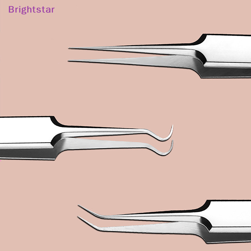 Brightstar แหนบหนีบสิวเสี้ยน สิวเสี้ยน 8 ซม. ร้านเสริมสวย เครื่องมือขูดสิว แบบพิเศษ ใหม่