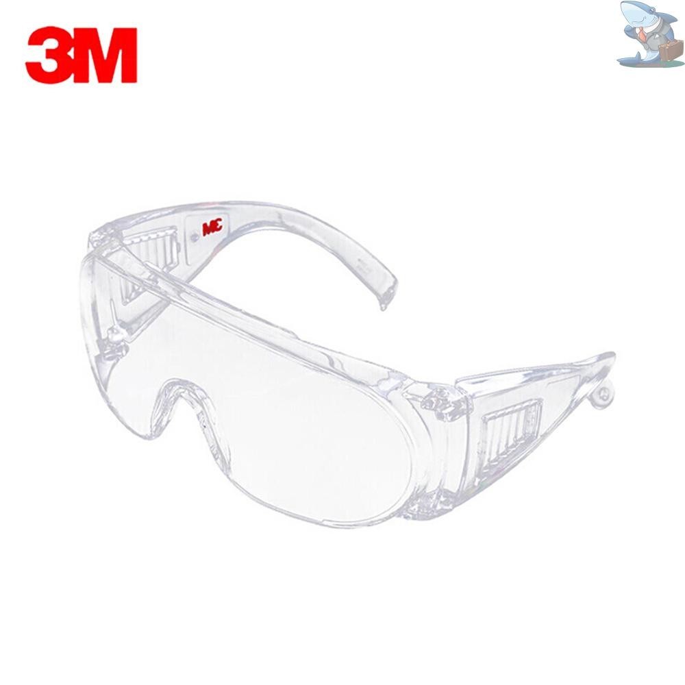 3m 1611HC แว่นตานิรภัย มืออาชีพ แว่นตาป้องกันรังสียูวี ป้องกันฝุ่น กันลม เคลือบหมอก สวมใส่ตา พร้อมเลนส์ใส สําหรับป้องกันดวงตา TOP1219