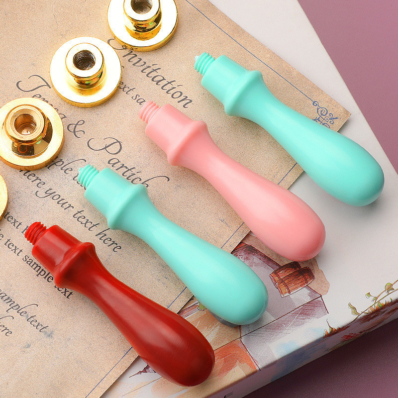 ขี้ผึ้งตราประทับเตา Handle เตา สีไฟซีลวัสดุ ขี้ผึ้งช้อนซีล ละลาย DIY หัตถกรรมวัสดุ