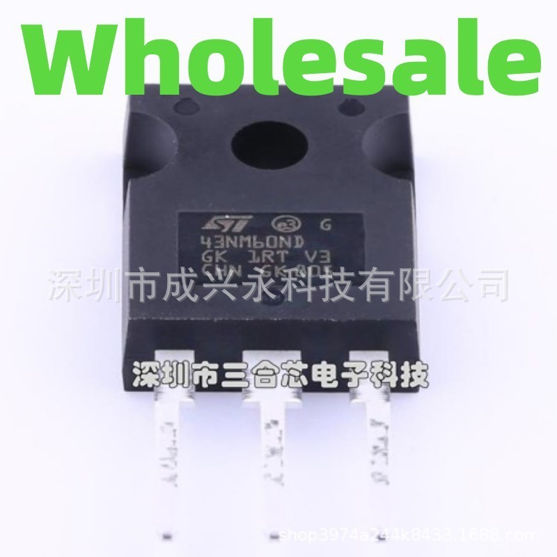 43nm60nd STW43NM60ND TO247-3 หลอด MOS-Lasting 1 ชิ้น/ล็อต CHIP IC เดิม