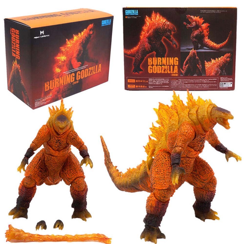 Fire Burning Godzilla Model Action Figure 18cm Pvc 2019 King Of The Monsters Gojira Gift Toys