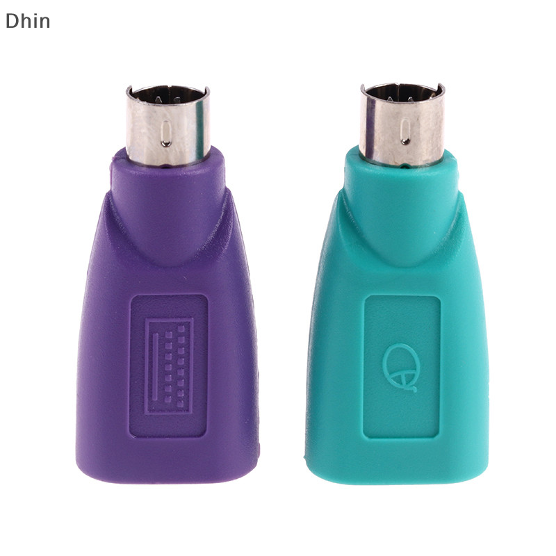 [Dhin] อะแดปเตอร์แปลงคีย์บอร์ด เมาส์ PS2 เป็น PS/2 usb สําหรับเมาส์ คีย์บอร์ด usb COD 1 คู่