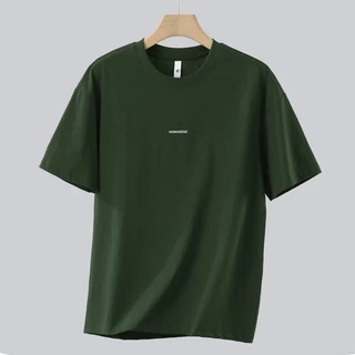 เสื้อยืด Oversize เสื้อคู่ แขนสั้น คอกลม พิมพ์ลายตัวอักษร สวมใส่สบาย สําหรับผู้ชาย