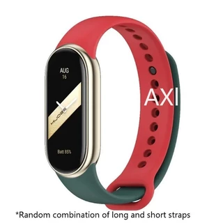 กีฬาซิลิโคนสําหรับ Mi Band 10 9 8 NFC สร้อยข้อมือสําหรับ Xiaomi Smart Band 8 NFC สายรัดข้อมือยาง Correa สําหรับ Miband 8 กันน้ําอุปกรณ์เสริม