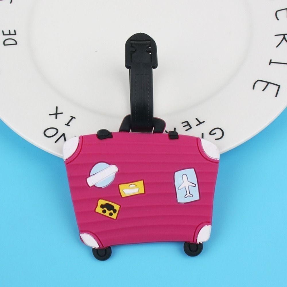 Gifthub การ์ตูนแท็กกระเป๋าเดินทาง,การ์ตูนรูปร่าง Baggage กระเป๋าถือป้าย,อุปกรณ์เสริมการเดินทาง PVC Boarding Pass Hangtag