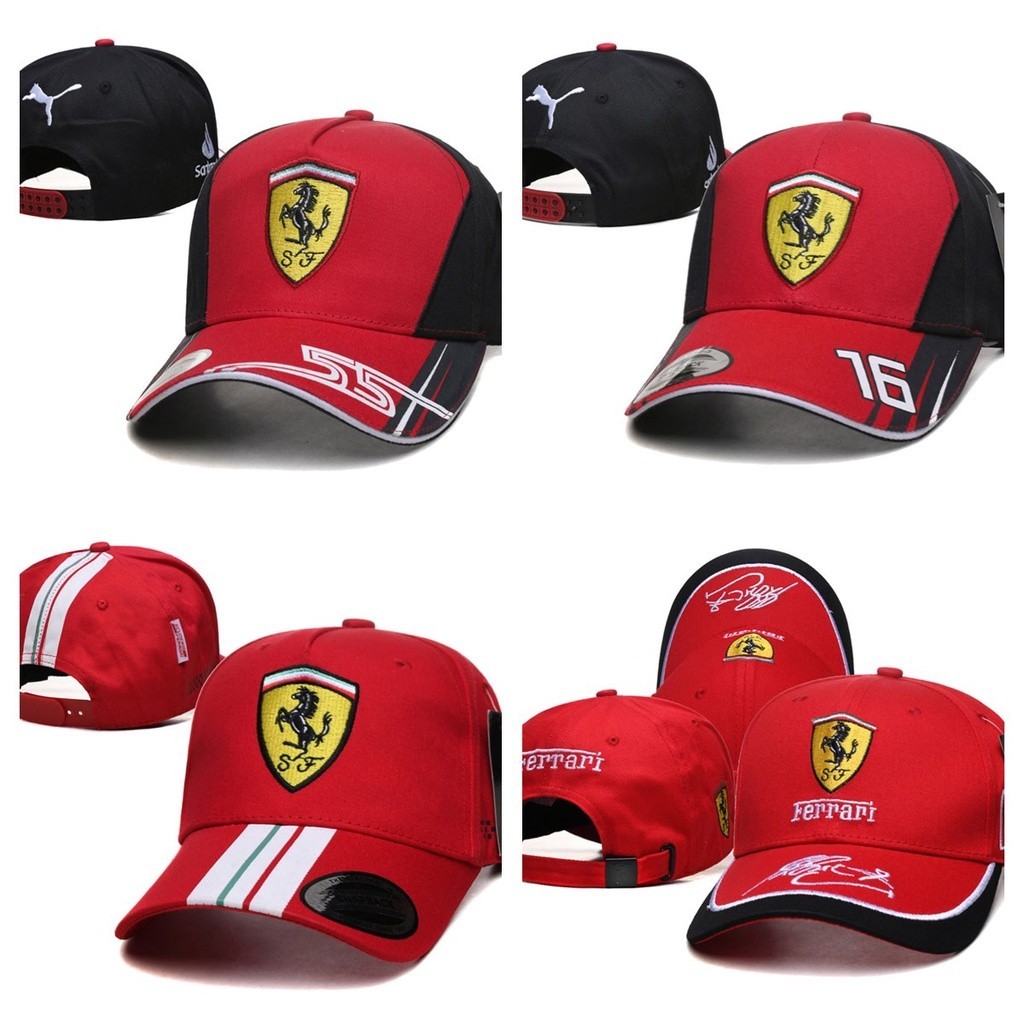 Ferrari-car หมวกเบสบอล กระเป๋าเป้สะพายหลัง หมวกกีฬา สําหรับผู้ชาย ผู้หญิง