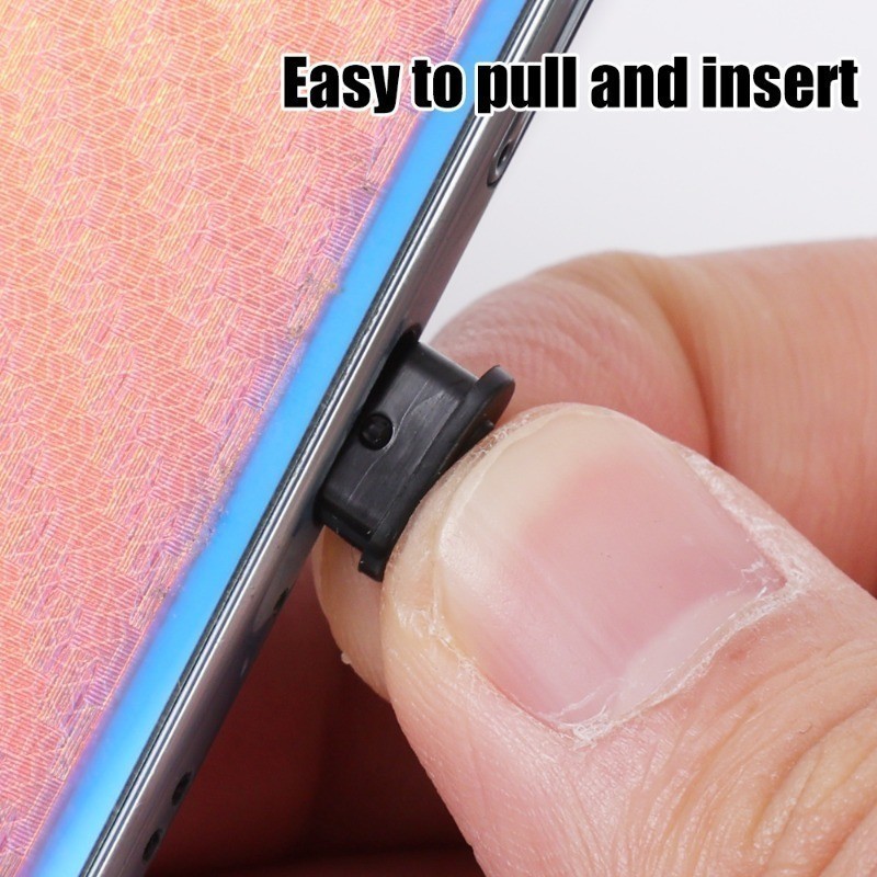 [ Featured ] อุปกรณ์ป้องกันพอร์ตชาร์จ - ปลั๊กกันฝุ่น - ฝาครอบกันฝุ่น - จุกปิดรูโทรศัพท์ - รูปที่ 4