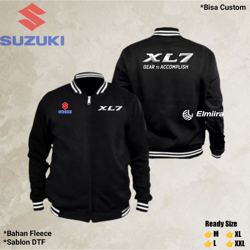 Suzuki XL7 Varsity Jacket เสื้อแจ็คเก็ต Varsity แบบกําหนดเอง