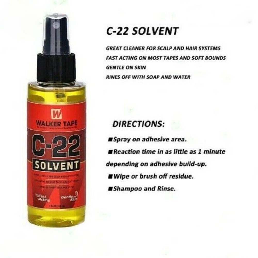 2Pcs Walker Tape C-22 Citrus Solvent Spray Lace Front Wig & Toupee AdhesiveRemover