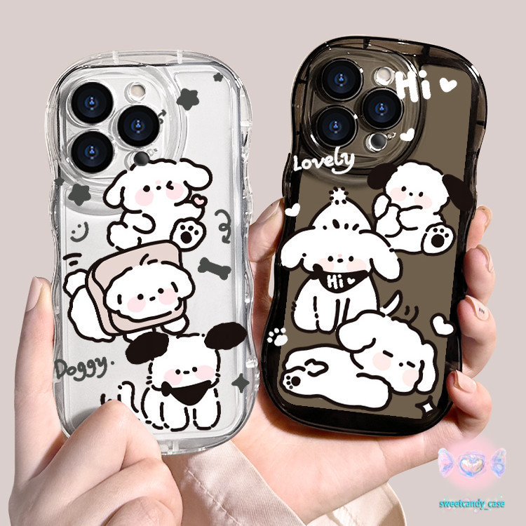 กรณีโทรศัพท์ลูกสุนัขสำหรับ IPHONE 15 14 13 12 11 Pro Max 7 8 บวก XR x XS Max SE2020 การจัดส่ง 48 ชั่วโมง
