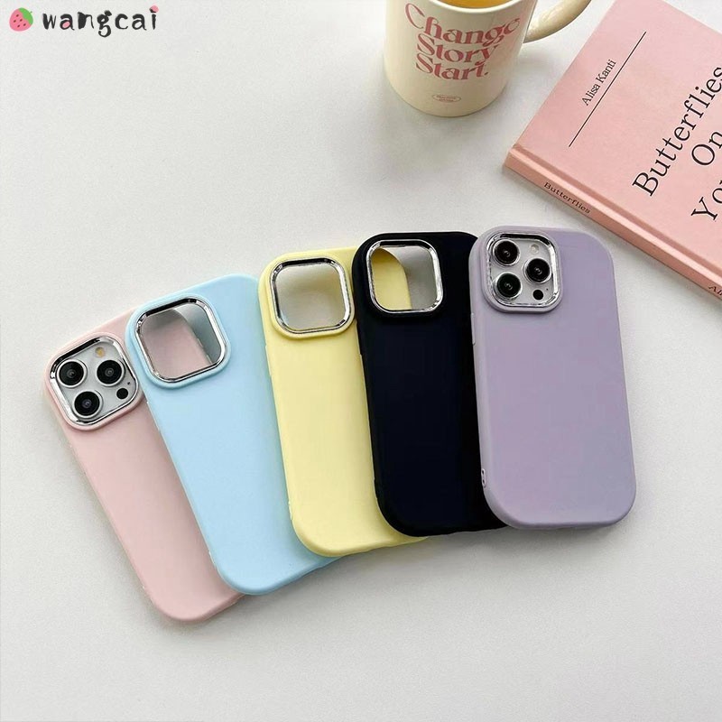 สําหรับ iQOO 12 Pro Neo 9 9S Pro Plus Z9 Turbo Z9x เคสโทรศัพท์ ins รูปไข่รอบชุบ Candy สีทึบ Dopamine Matte Frosted น่ารักซิลิโคนอ่อนนุ่มกรณีกรณีปกหลัง