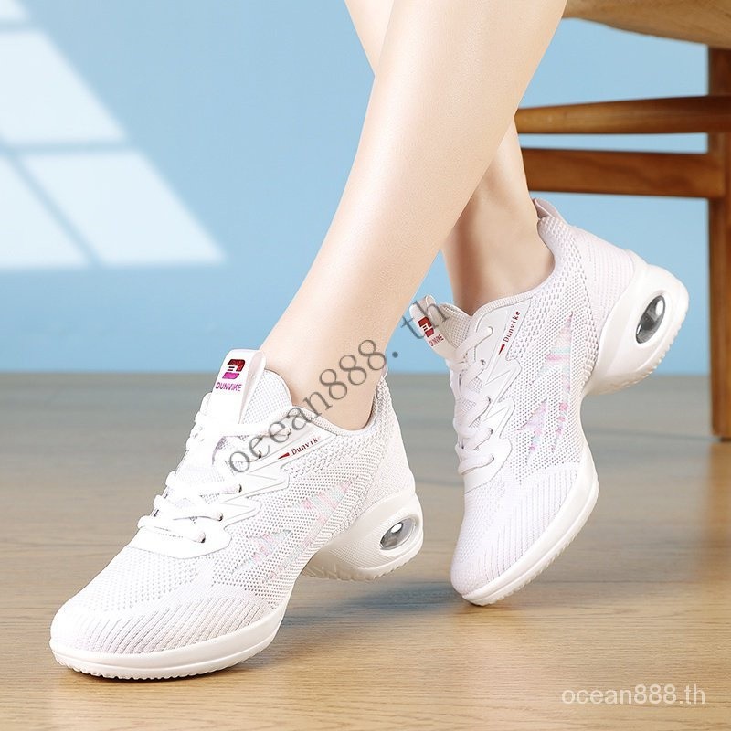 รองเท้าผ้าใบ รองเท้าเต้นรําละติน แจ๊ส ซาลซ่า แฟชั่นสําหรับผู้หญิง ACS8