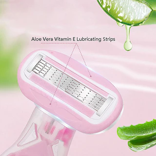 women shaver ใบมีดสแตนเลส 5 ชั้น โกนขน พร้อมใบมีดโกน